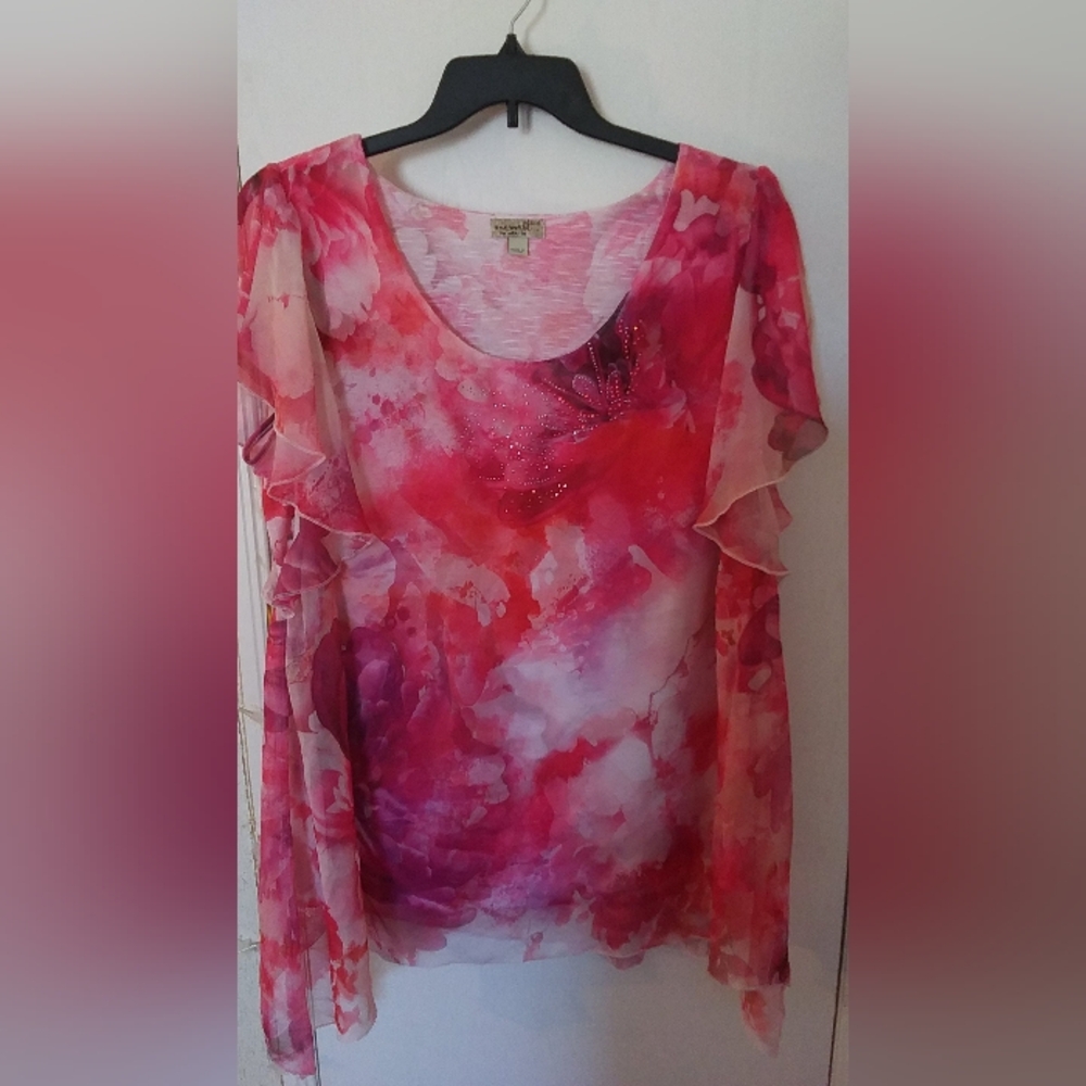 Ladies short sleeve blouse